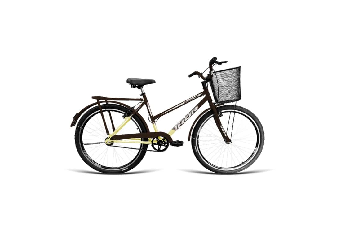 Bicicleta Poti Aro 26 com Cesta