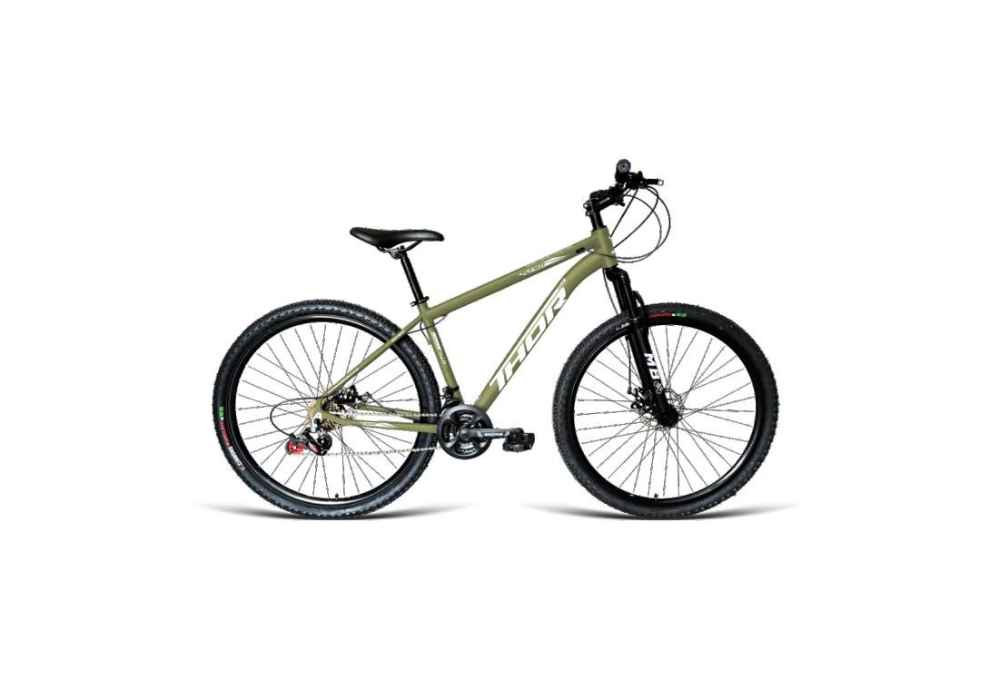 Bicicleta Aro 29 MTB - Verde militar/Preto - Masculino